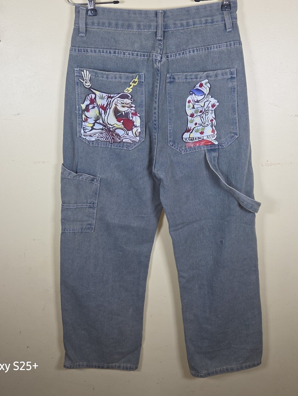 Y2K New Street Hip Hop Big Pocket Oversized Jeans Women Harajuku Fashion Trend